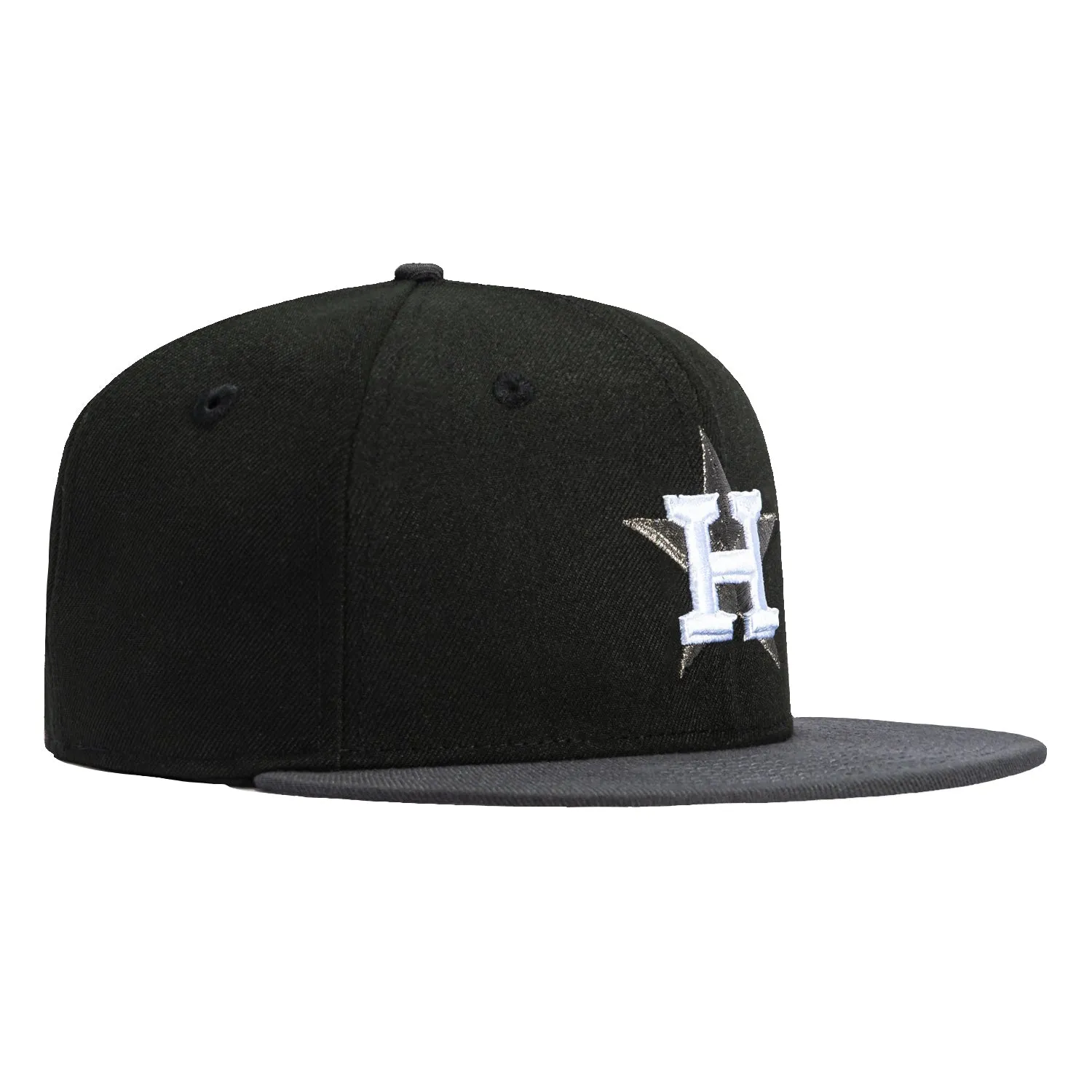 New Era 59Fifty Houston Astros Hat - Black, Graphite sold by Hat Club