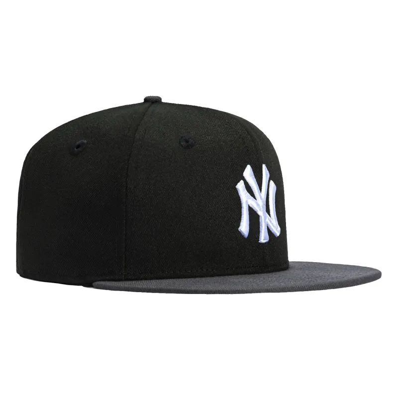 New Era 59Fifty New York Yankees Hat - Black, Graphite sold by Hat Club