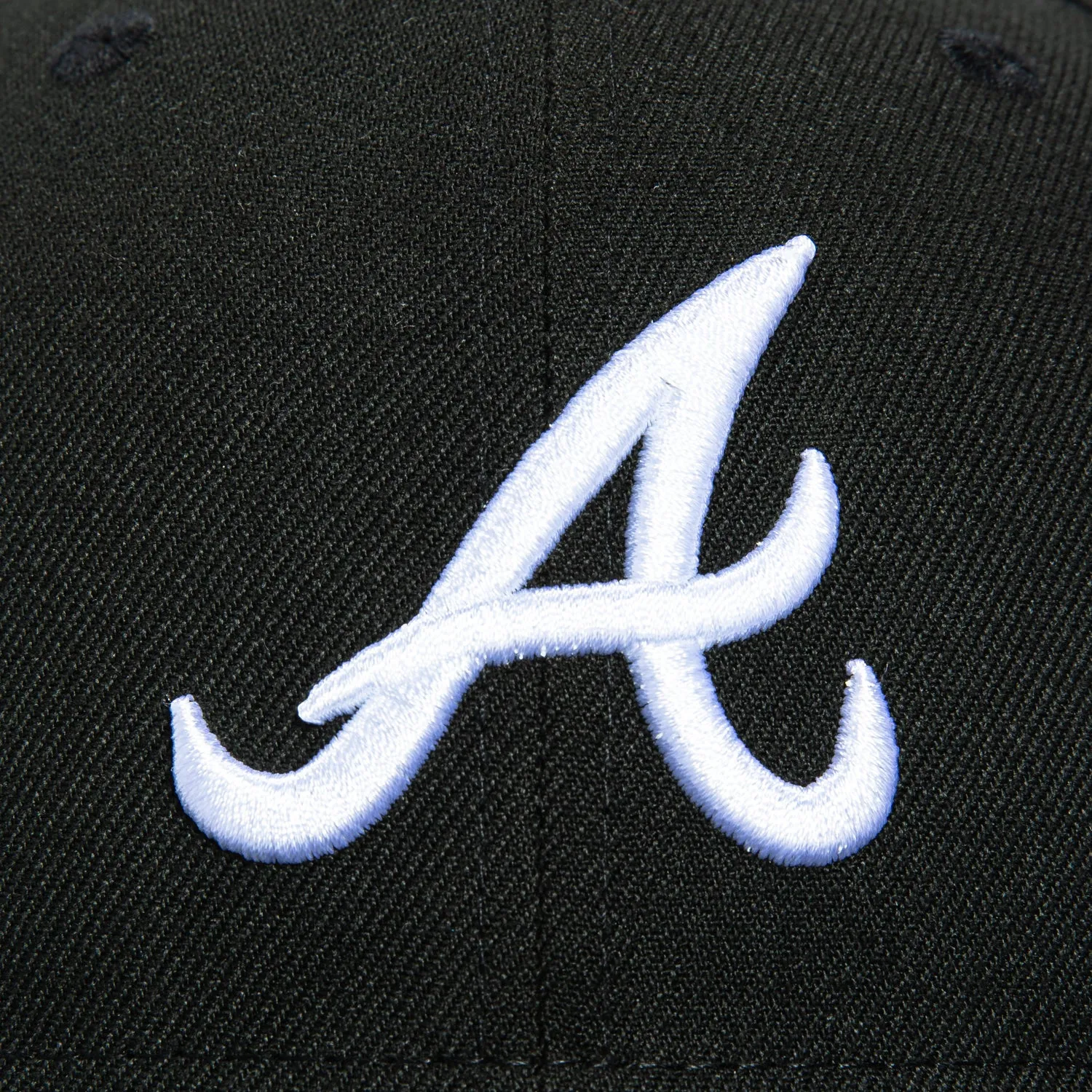 New Era 59Fifty Atlanta Braves Hat - Black, Graphite sold by Hat Club product image thumbnail 4
