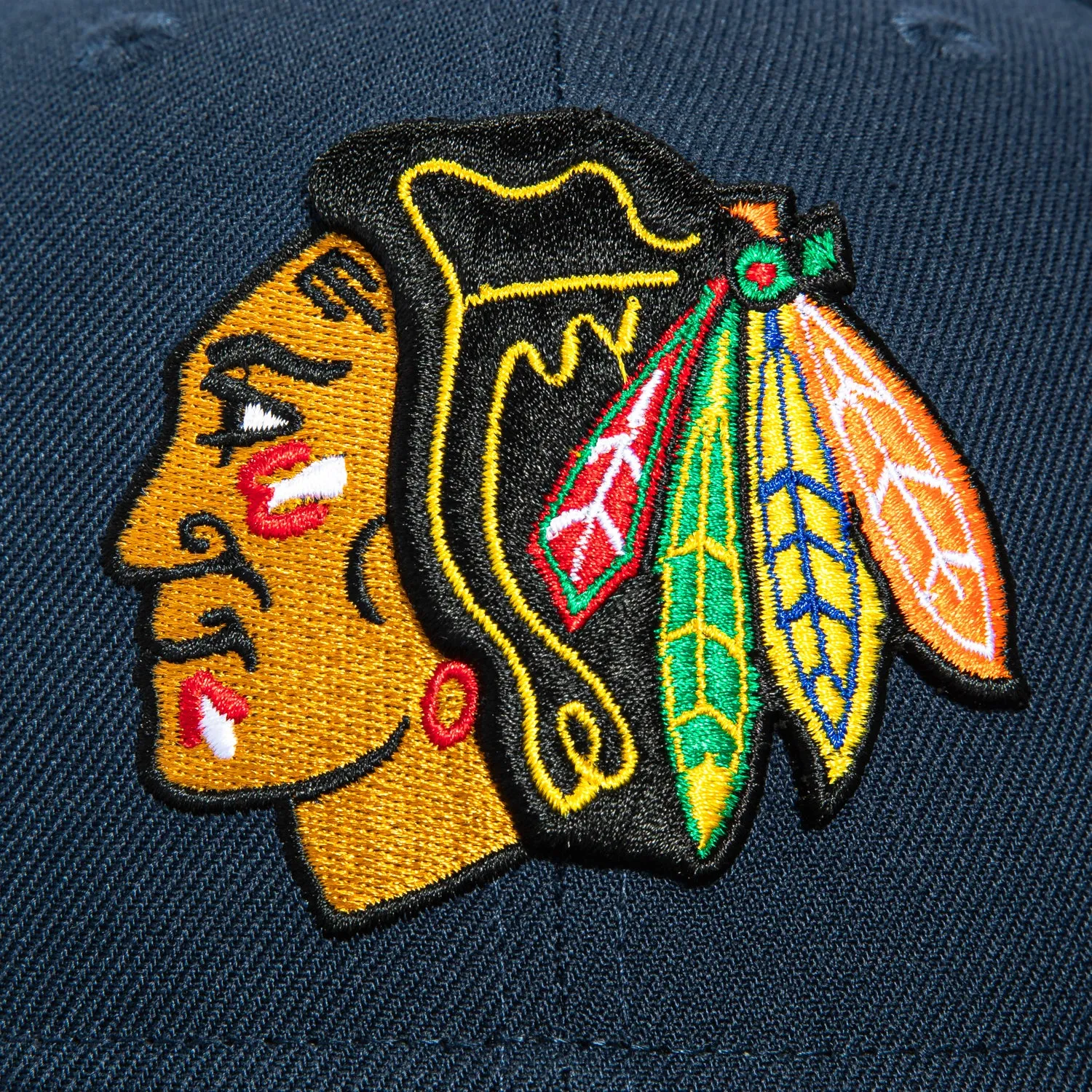 New Era 59Fifty Chicago Blackhawks Hat - Navy, Black sold by Hat Club product image thumbnail 4