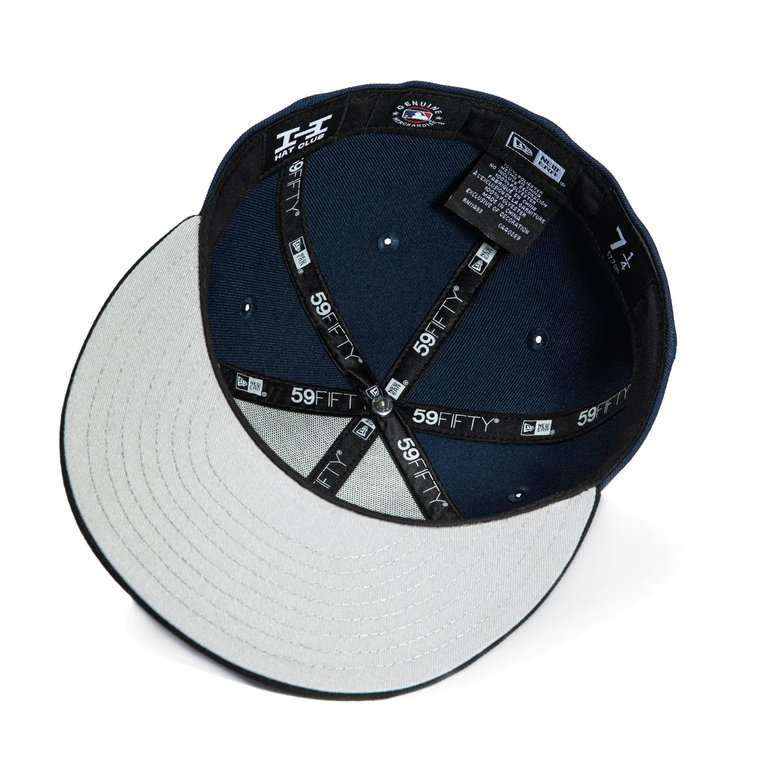 New Era 59Fifty Los Angeles Dodgers Hat - Navy, Black, White sold by Hat Club product image thumbnail 2