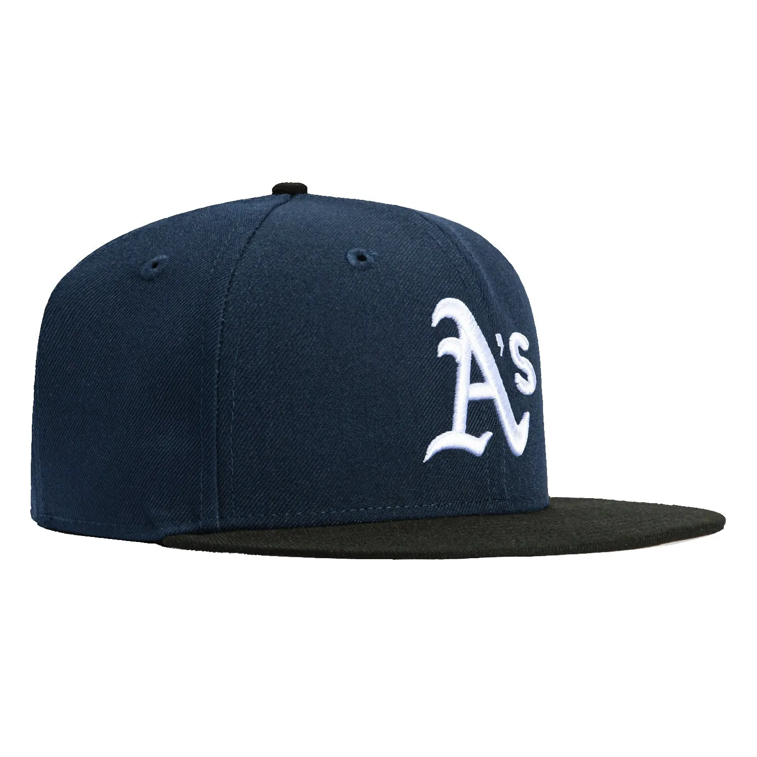 New Era 59Fifty Oakland Athletics Hat - Navy, Black, White sold by Hat Club