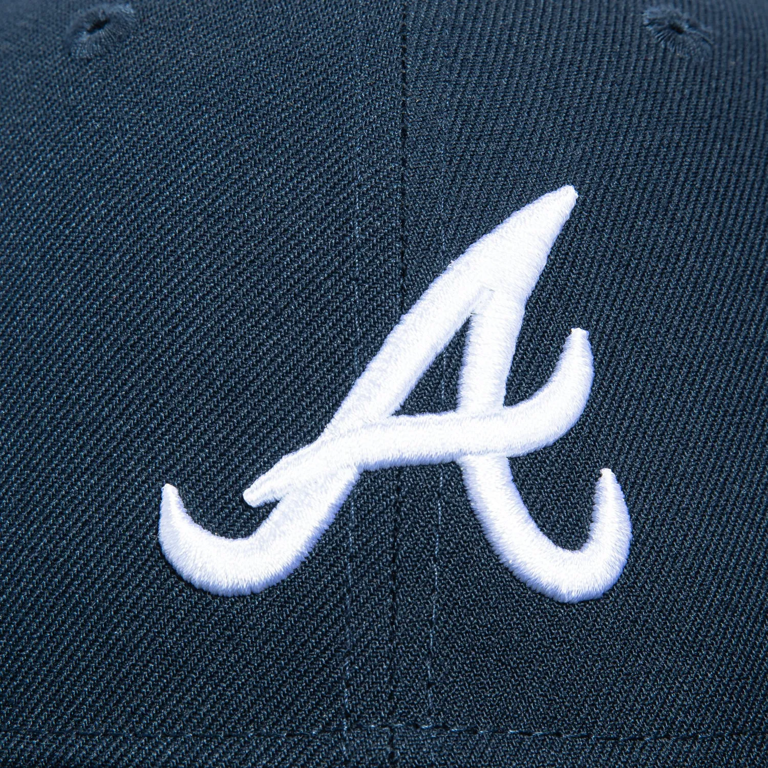New Era 59Fifty Atlanta Braves Hat - Navy, Black, White sold by Hat Club product image thumbnail 4