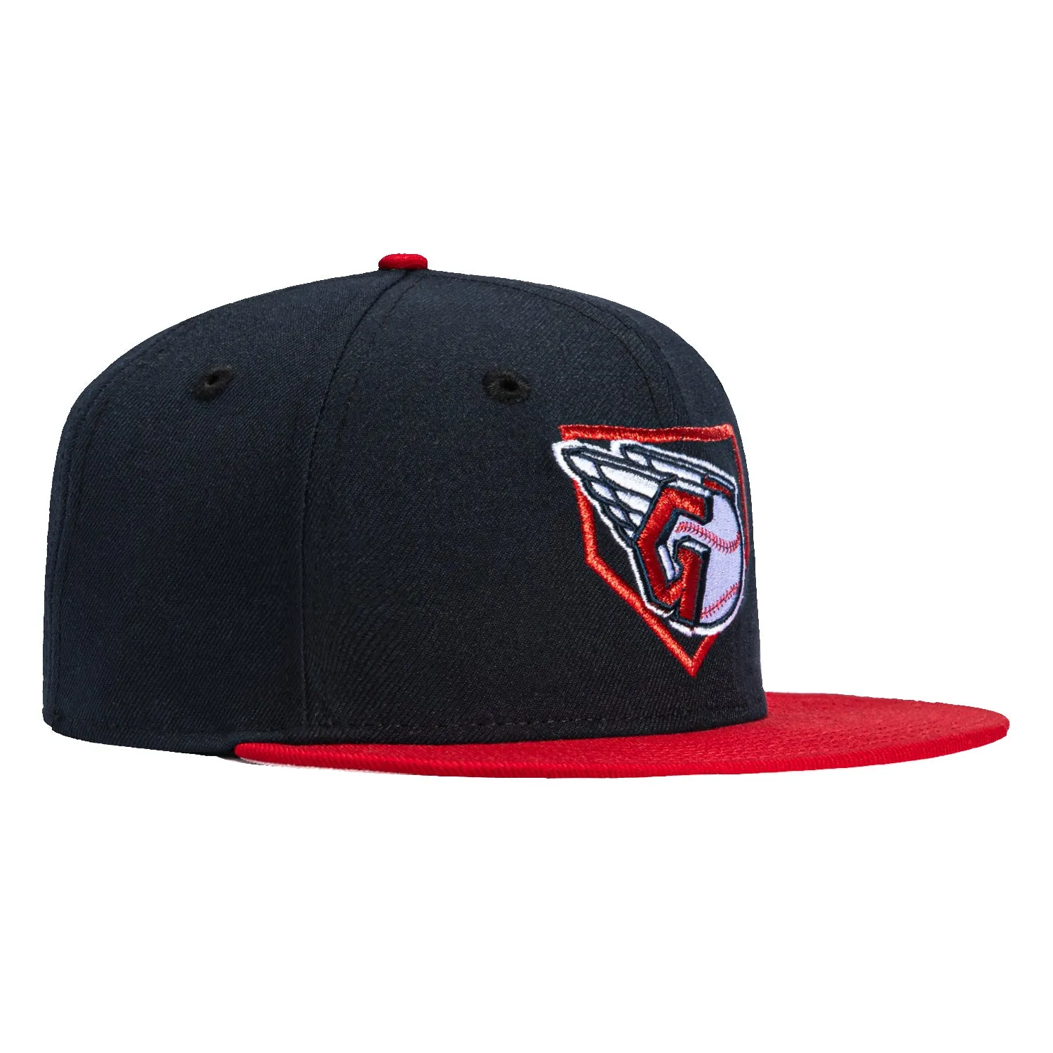 New Era 59Fifty Cleveland Guardians Diamond Hat - Navy, Red sold by Hat Club