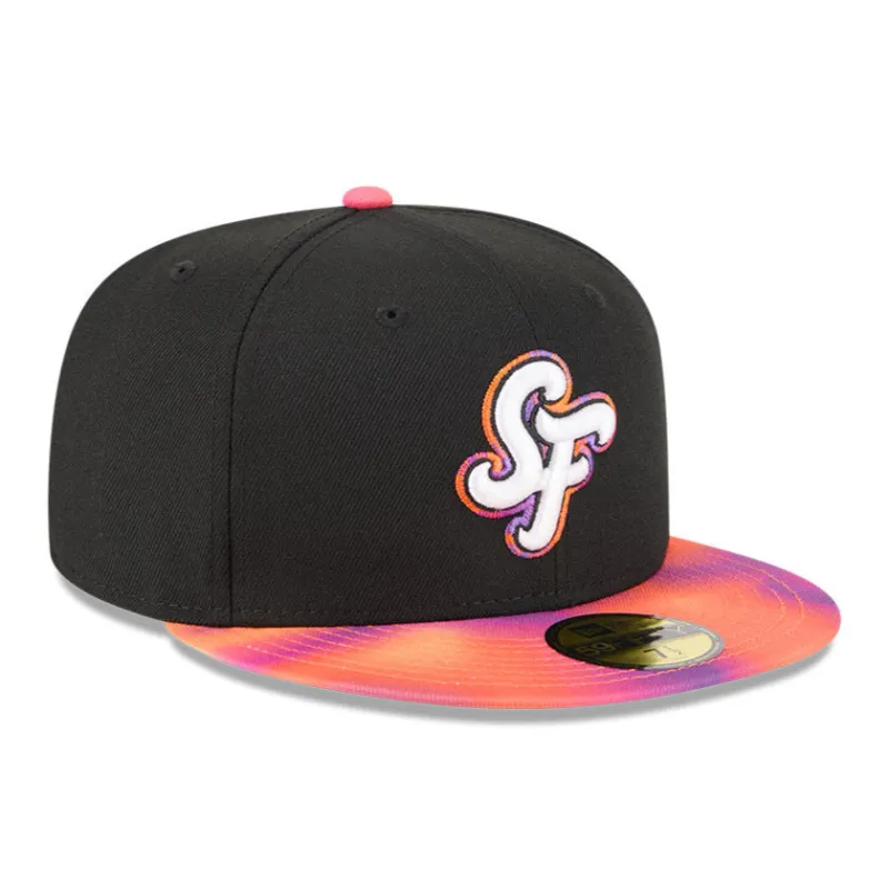 New Era 59Fifty San Francisco Giants 2025 City Connect Game Hat - Black, Orange, Purple sold by Hat Club