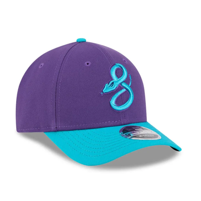 New Era 9Forty M-Crown Arizona Diamondbacks 2025 City Connect Snapback Snake Game Hat - Purple, Teal made by New Era