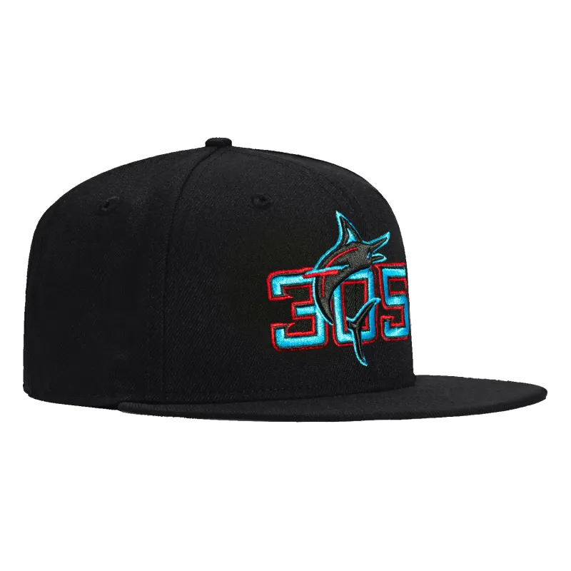 New Era 59Fifty City Connect Miami Marlins Game Hat - Black sold by Hat Club