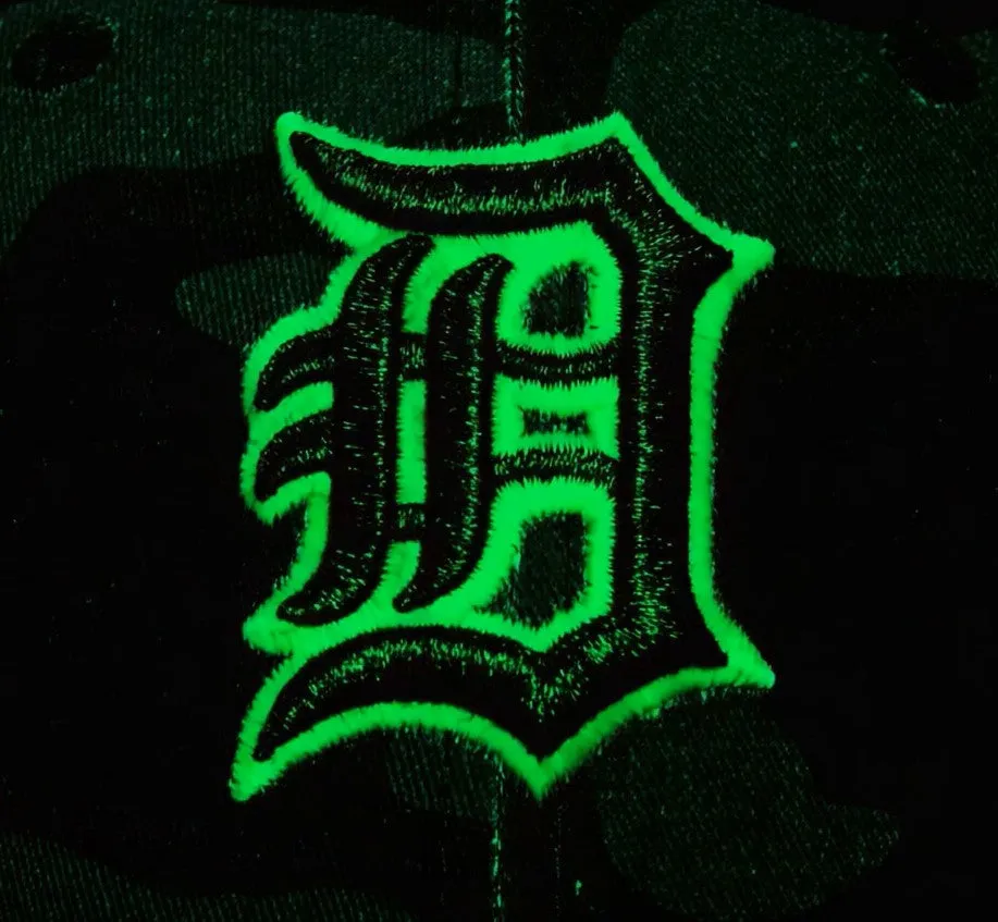 New Era 59Fifty Camo Vize Detroit Tigers Glow in the Dark Hat - Camo, Black sold by Hat Club product image thumbnail 2