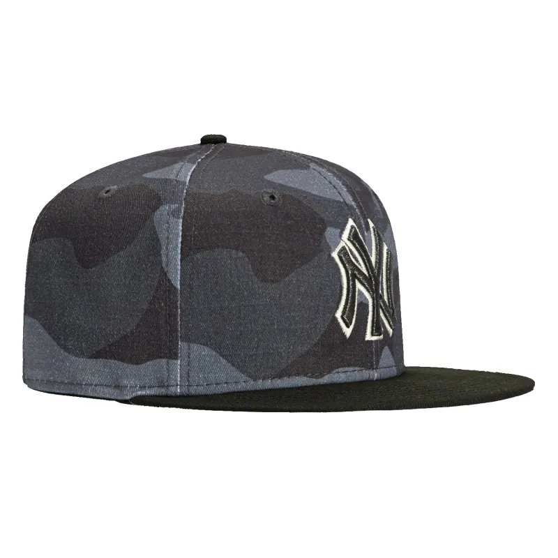 New Era 59Fifty Camo Vize New York Yankees Glow in the Dark Hat - Camo, Black sold by Hat Club