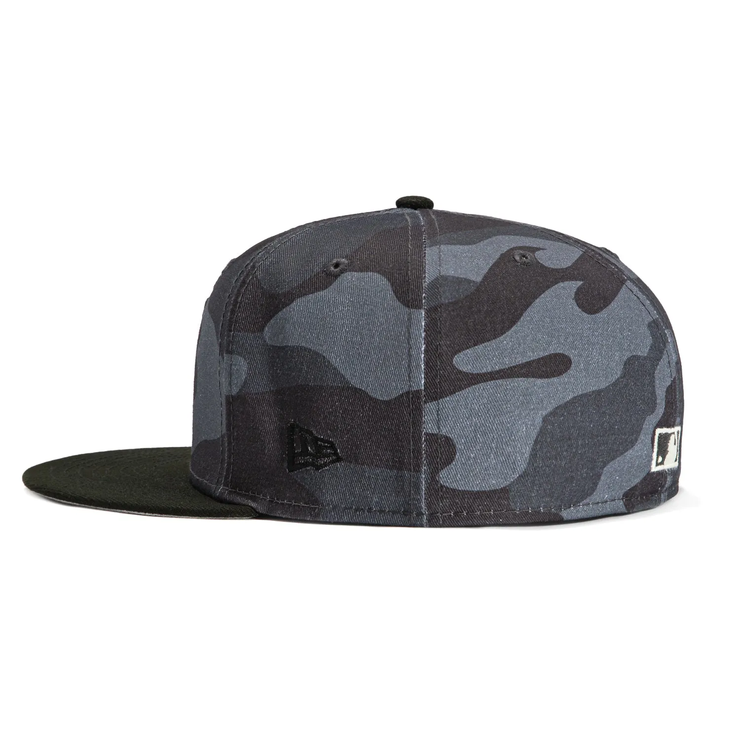 New Era 59Fifty Camo Vize Atlanta Braves Glow in the Dark Hat - Camo, Black sold by Hat Club product image thumbnail 4