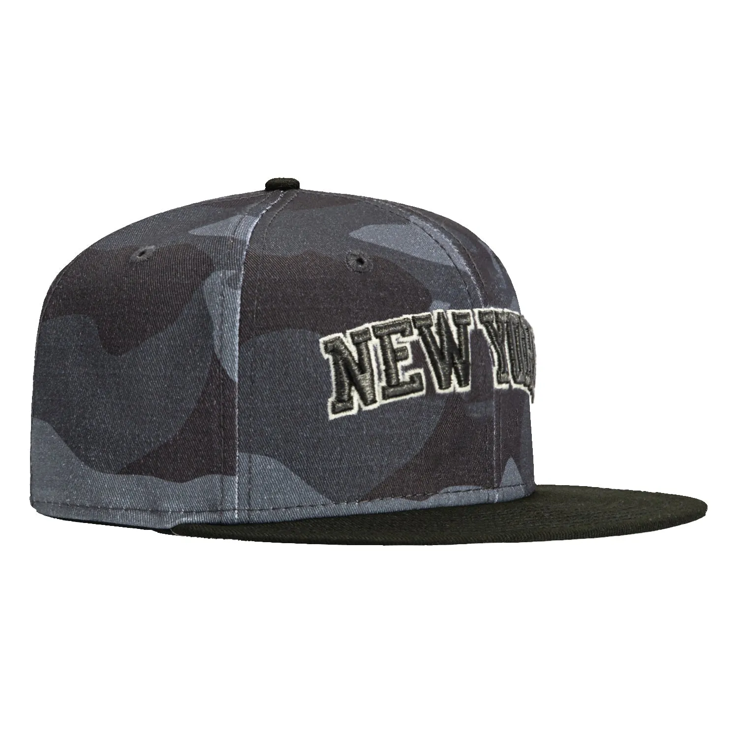 New Era 59Fifty Camo Vize New York Knicks Glow in the Dark Hat - Camo, Black sold by Hat Club