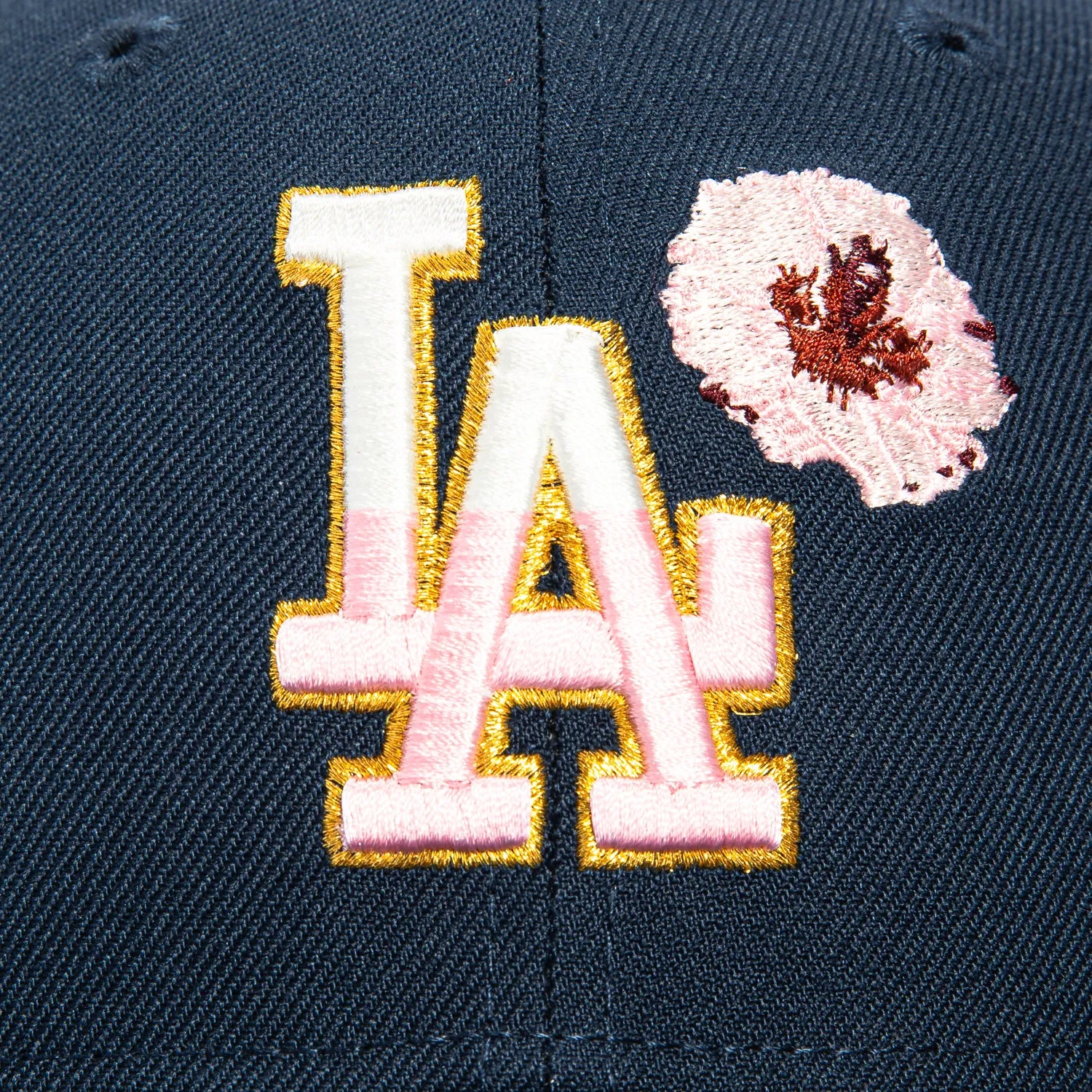 New Era 59Fifty Los Angeles Dodgers Sharon Hat - Navy sold by Hat Club product image thumbnail 4
