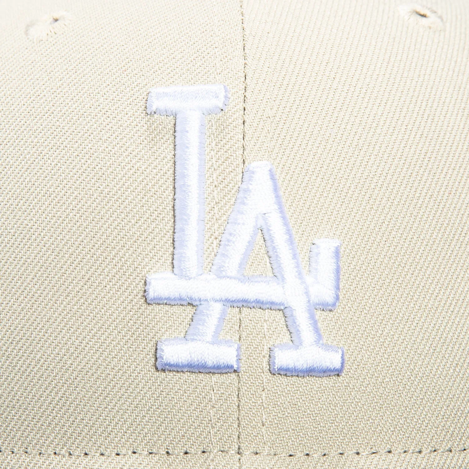 New Era 59Fifty Los Angeles Dodgers Hat - Stone, Navy sold by Hat Club product image thumbnail 4