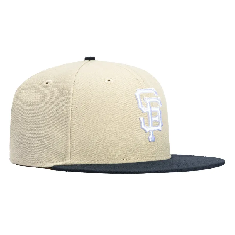 New Era 59Fifty San Francisco Giants Hat - Stone, Navy sold by Hat Club