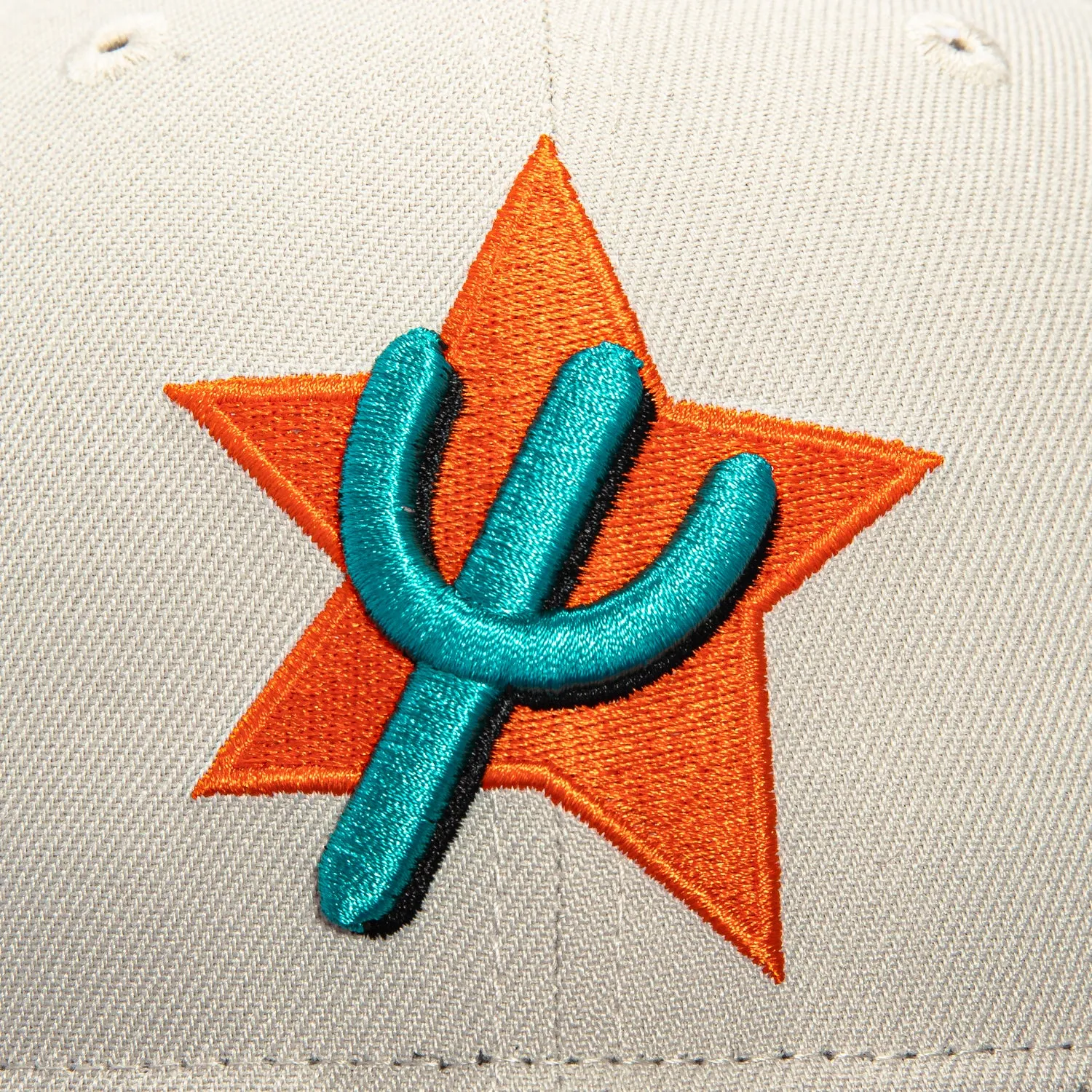 New Era 59Fifty Phoenix Suns Logo Patch Alternate City Edition Hat - Stone, Purple sold by Hat Club product image thumbnail 4