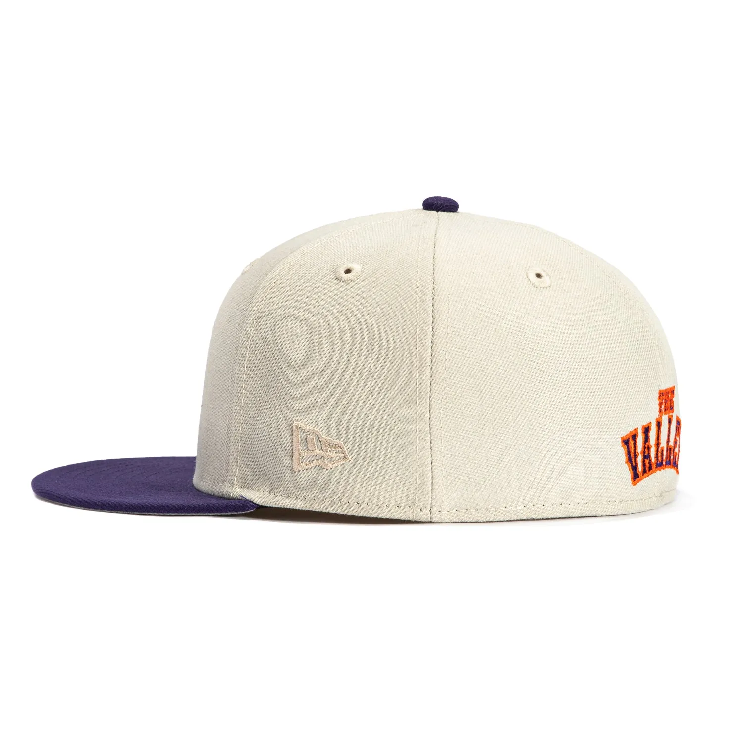 New Era 59Fifty Phoenix Suns Logo Patch Alternate City Edition Hat - Stone, Purple sold by Hat Club product image thumbnail 3