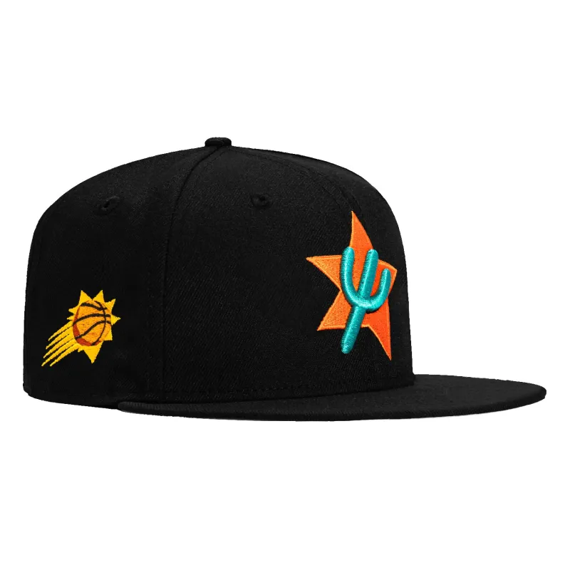 New Era 59Fifty Phoenix Suns Logo Patch Alternate City Edition Hat - Black sold by Hat Club