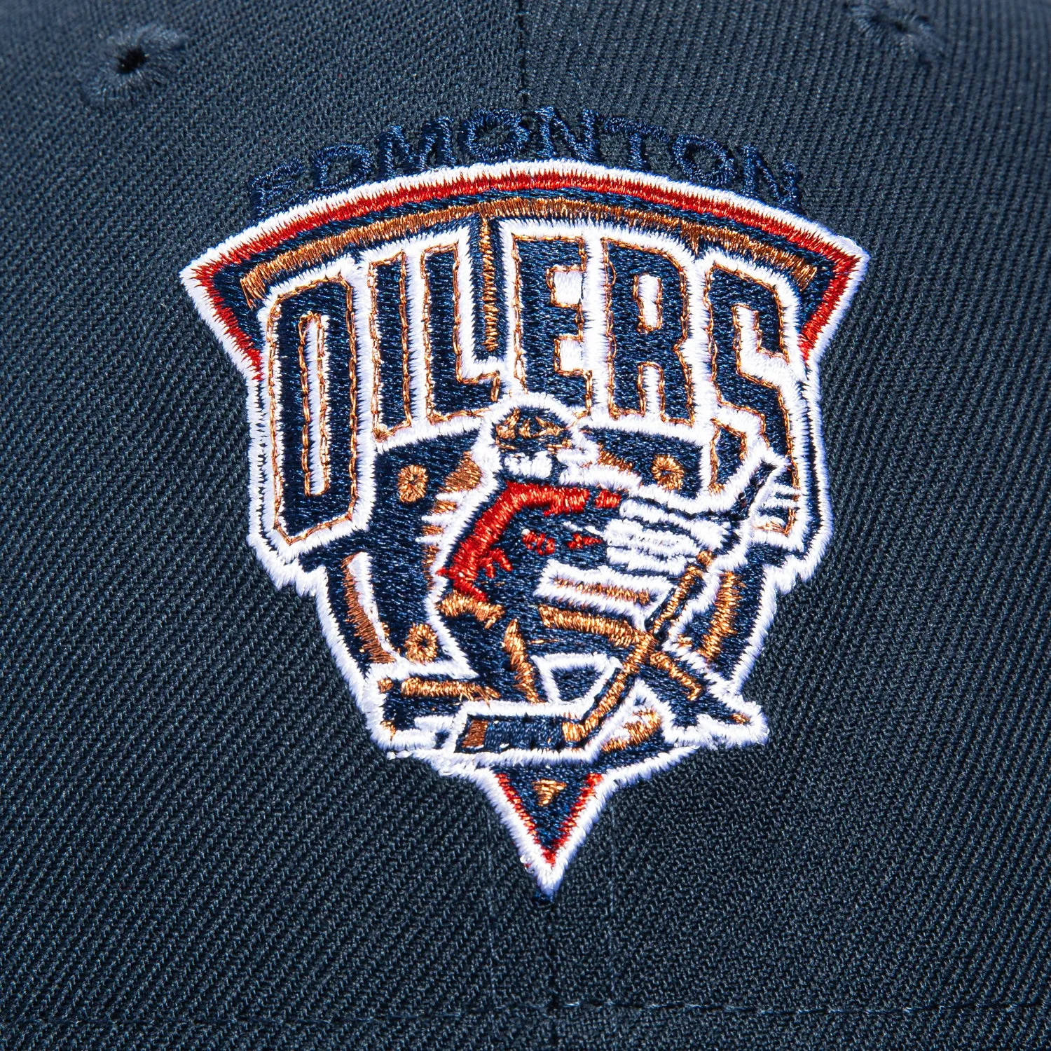 New Era 59Fifty Edmonton Oilers 30th Anniversary Patch Hat - Navy sold by Hat Club product image thumbnail 4