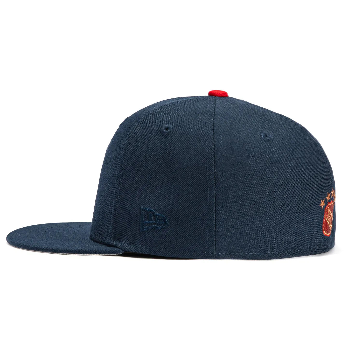 New Era 59Fifty Edmonton Oilers 30th Anniversary Patch Hat - Navy sold by Hat Club product image thumbnail 3