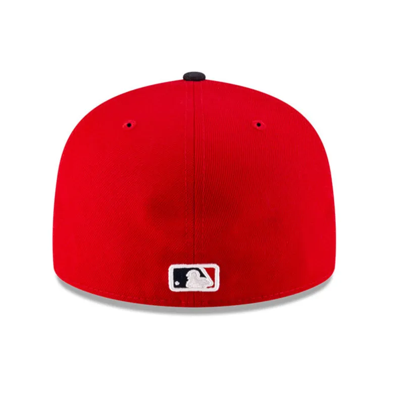 New Era 59Fifty Authentic Collection Cleveland Guardians 2025 Home Hat - Red, Navy sold by Hat Club product image thumbnail 4