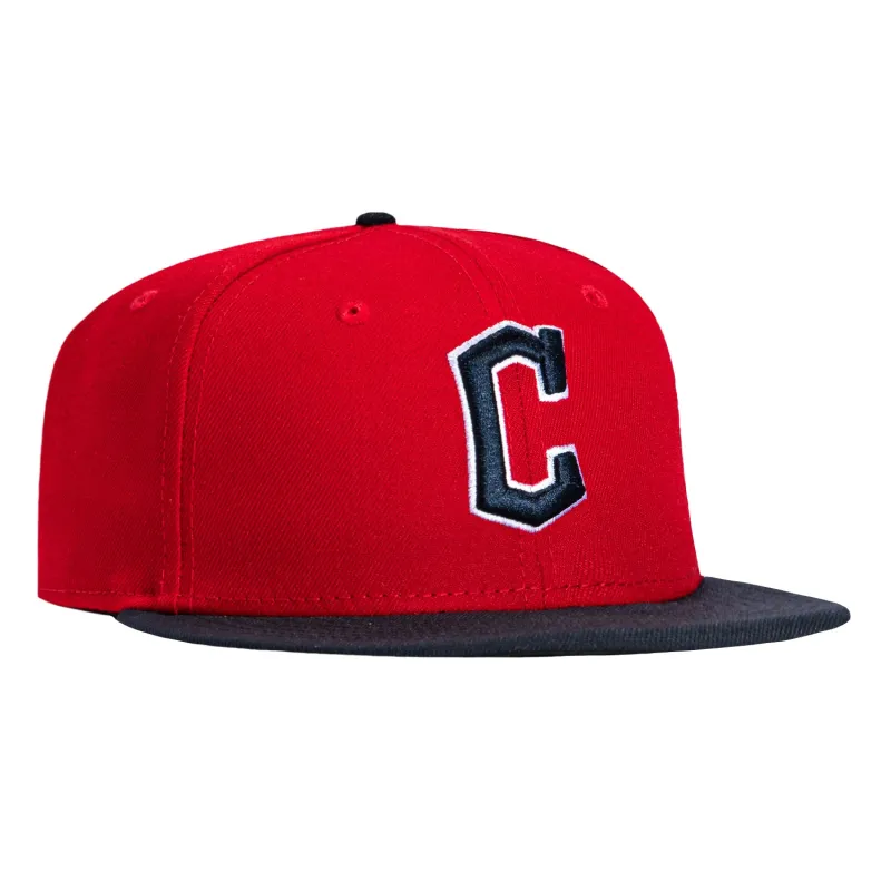 New Era 59Fifty Authentic Collection Cleveland Guardians 2025 Home Hat - Red, Navy sold by Hat Club