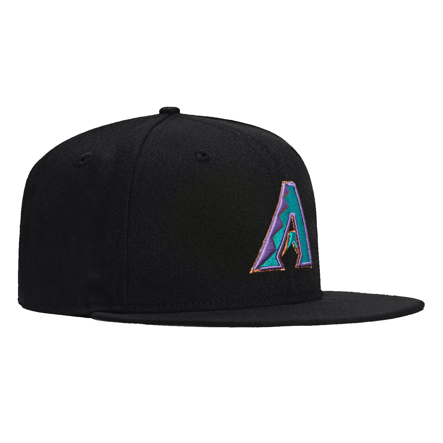 New Era 59Fifty Arizona Diamondbacks A Hat - Black, Teal, Purple sold by Hat Club