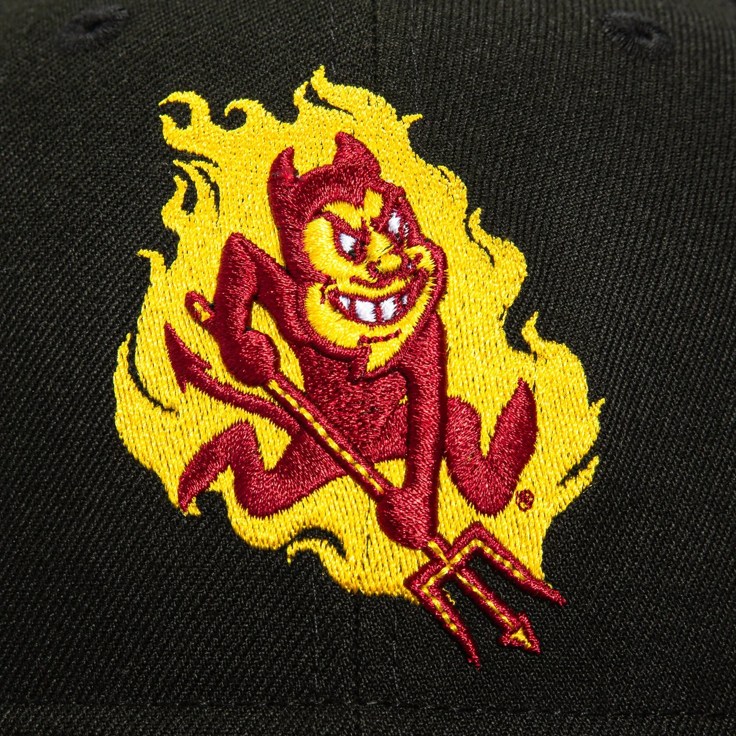 New Era 59Fifty Arizona State Sun Devils Sparky Flame Hat - Black, Maroon sold by Hat Club product image thumbnail 4
