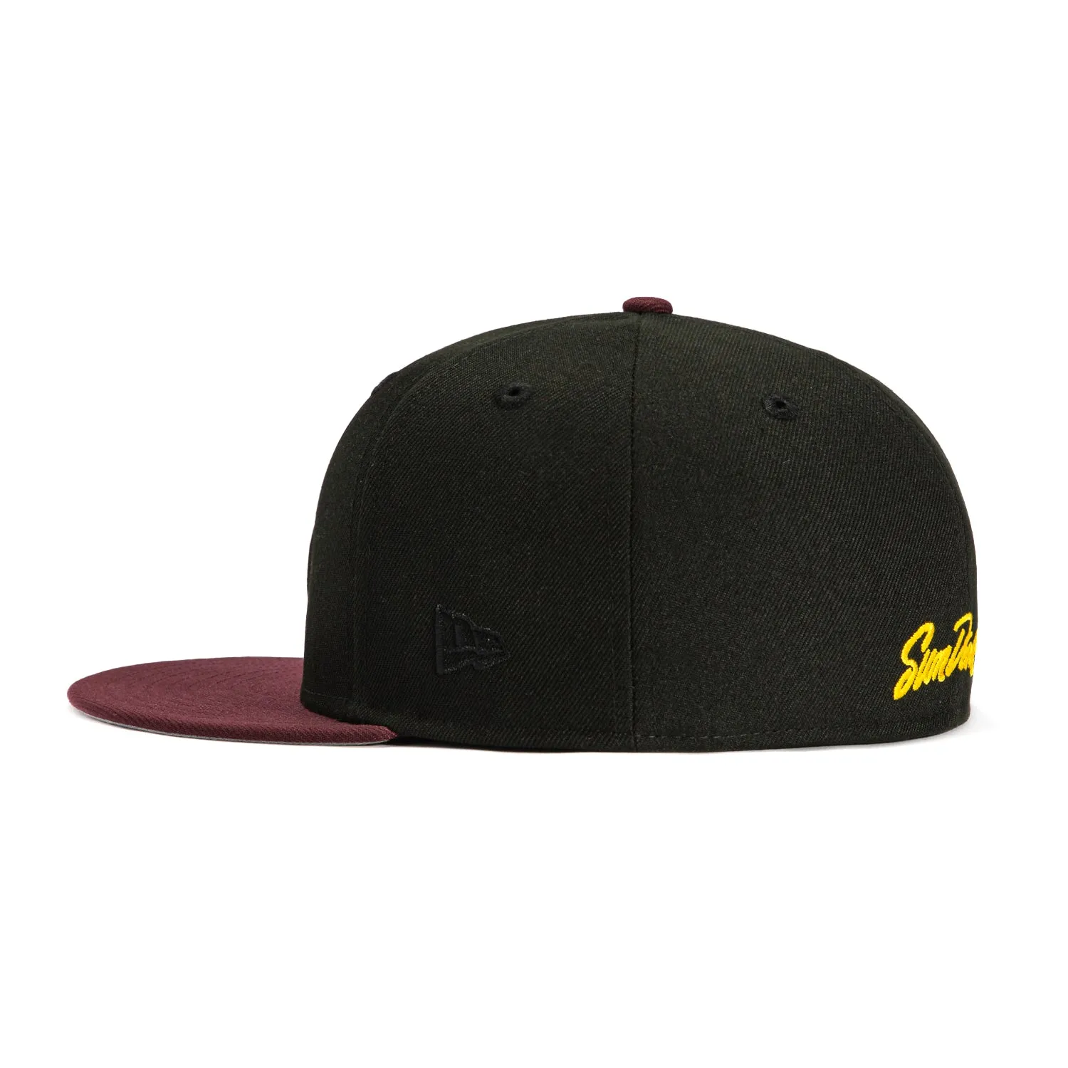 New Era 59Fifty Arizona State Sun Devils Sparky Flame Hat - Black, Maroon sold by Hat Club product image thumbnail 3