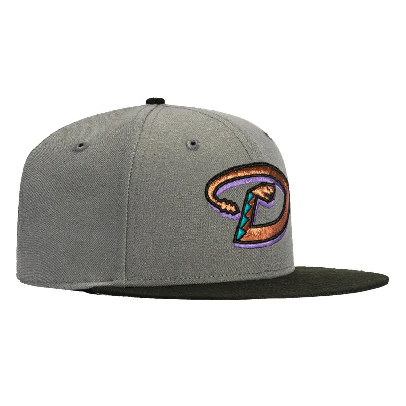 New Era 59Fifty Arizona Diamondbacks D Hat - Storm Grey, Black, Metallic Copper sold by Hat Club