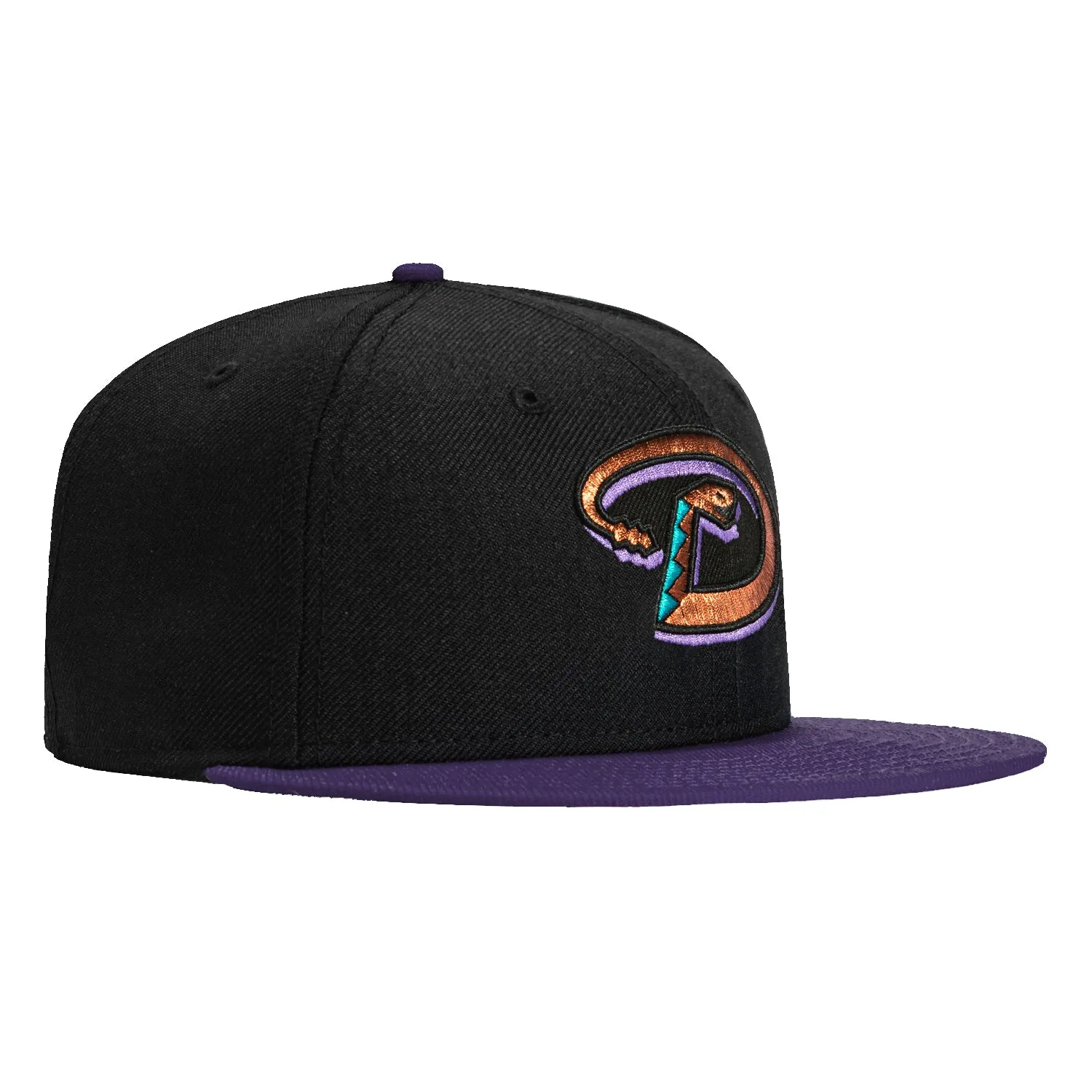 New Era 59Fifty Arizona Diamondbacks D Hat - Black, Purple sold by Hat Club