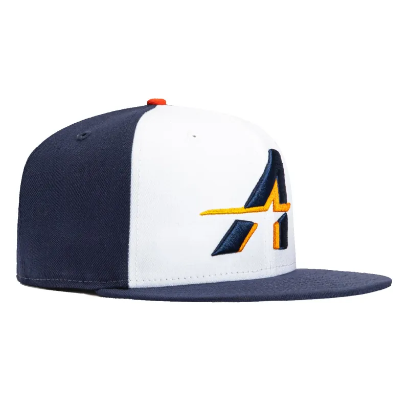 New Era 59Fifty Houston Astros 2025 City Connect Game Hat - White, Light Navy sold by Hat Club