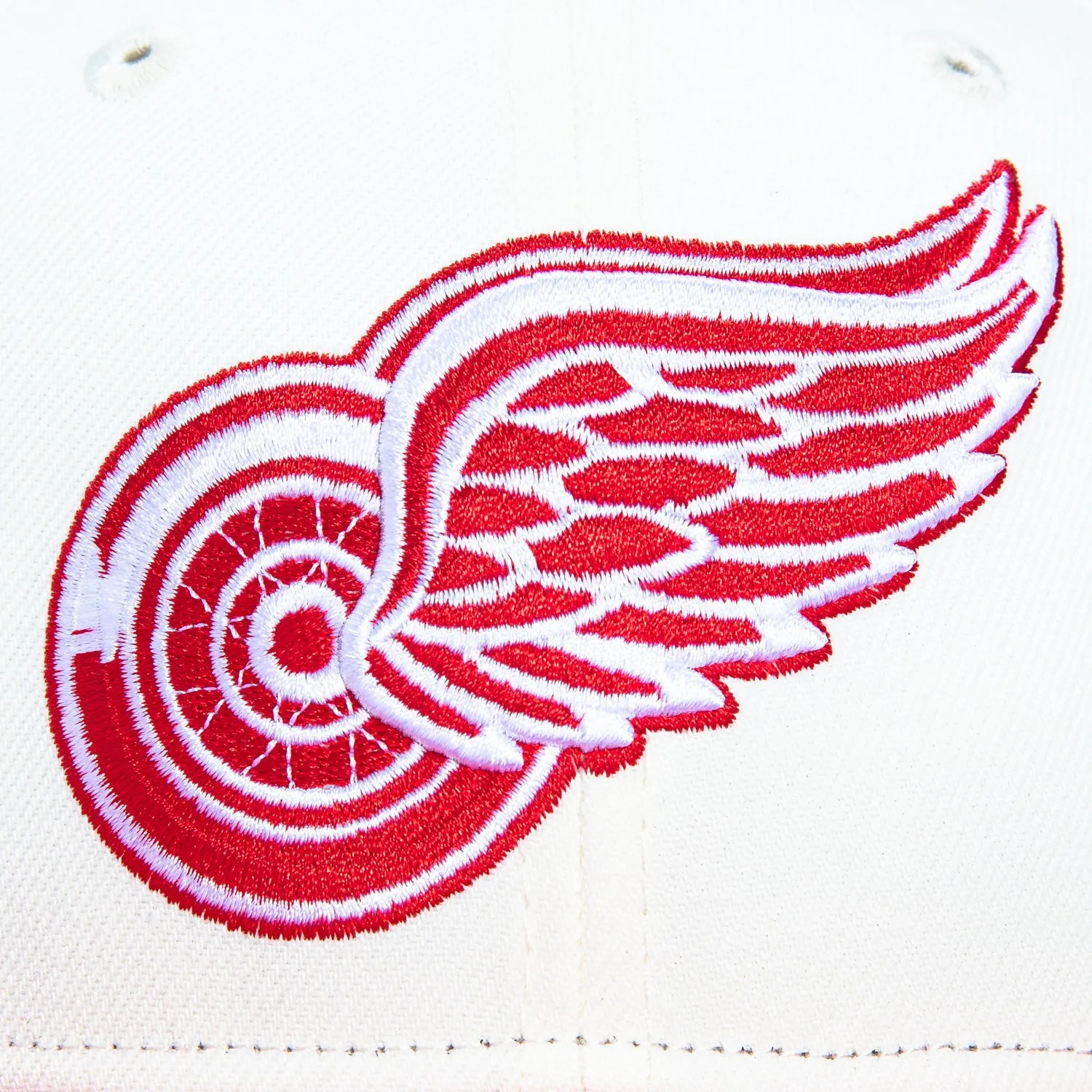 New Era 59Fifty White Dome Detroit Red Wings Hat - White, Red sold by Hat Club product image thumbnail 4