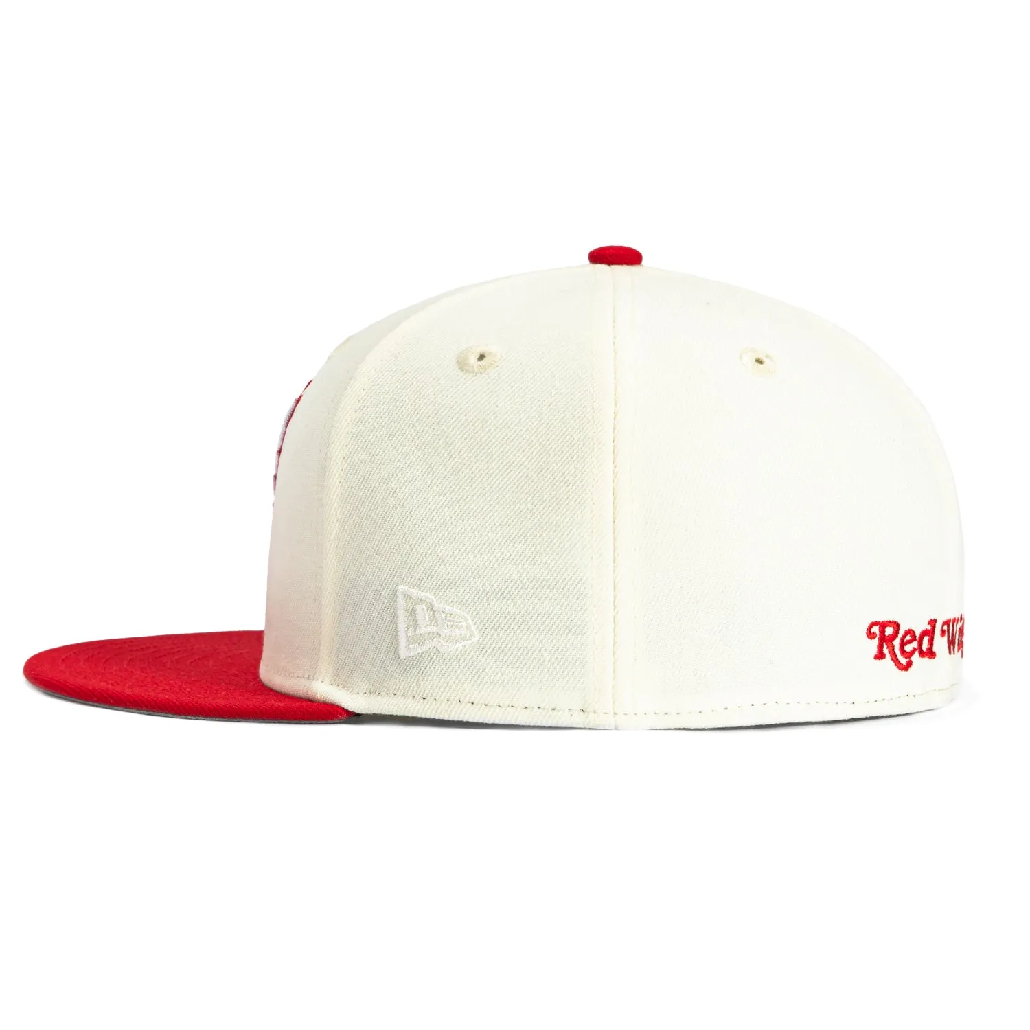 New Era 59Fifty White Dome Detroit Red Wings Hat - White, Red sold by Hat Club product image thumbnail 3
