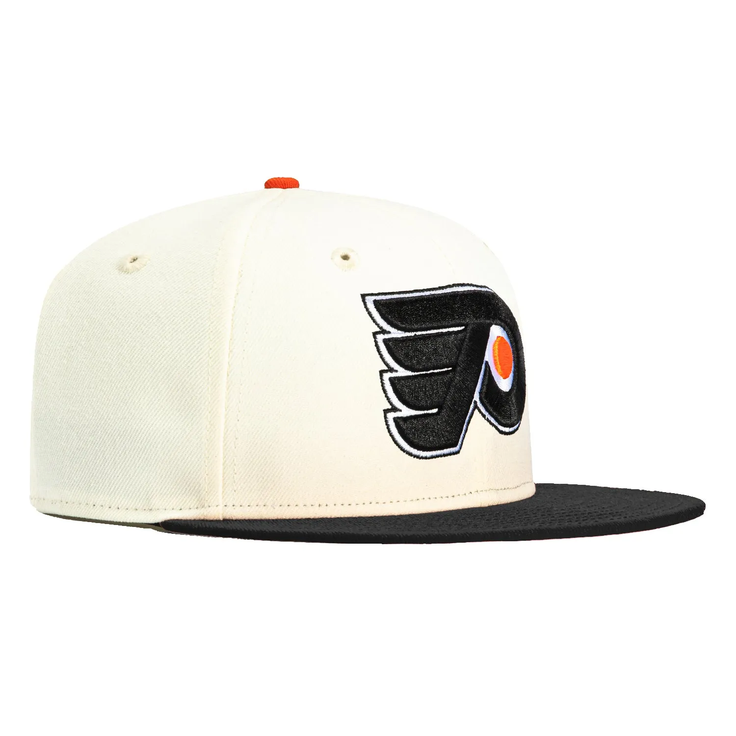 New Era 59Fifty White Dome Philadelphia Flyers Hat - White, Black sold by Hat Club
