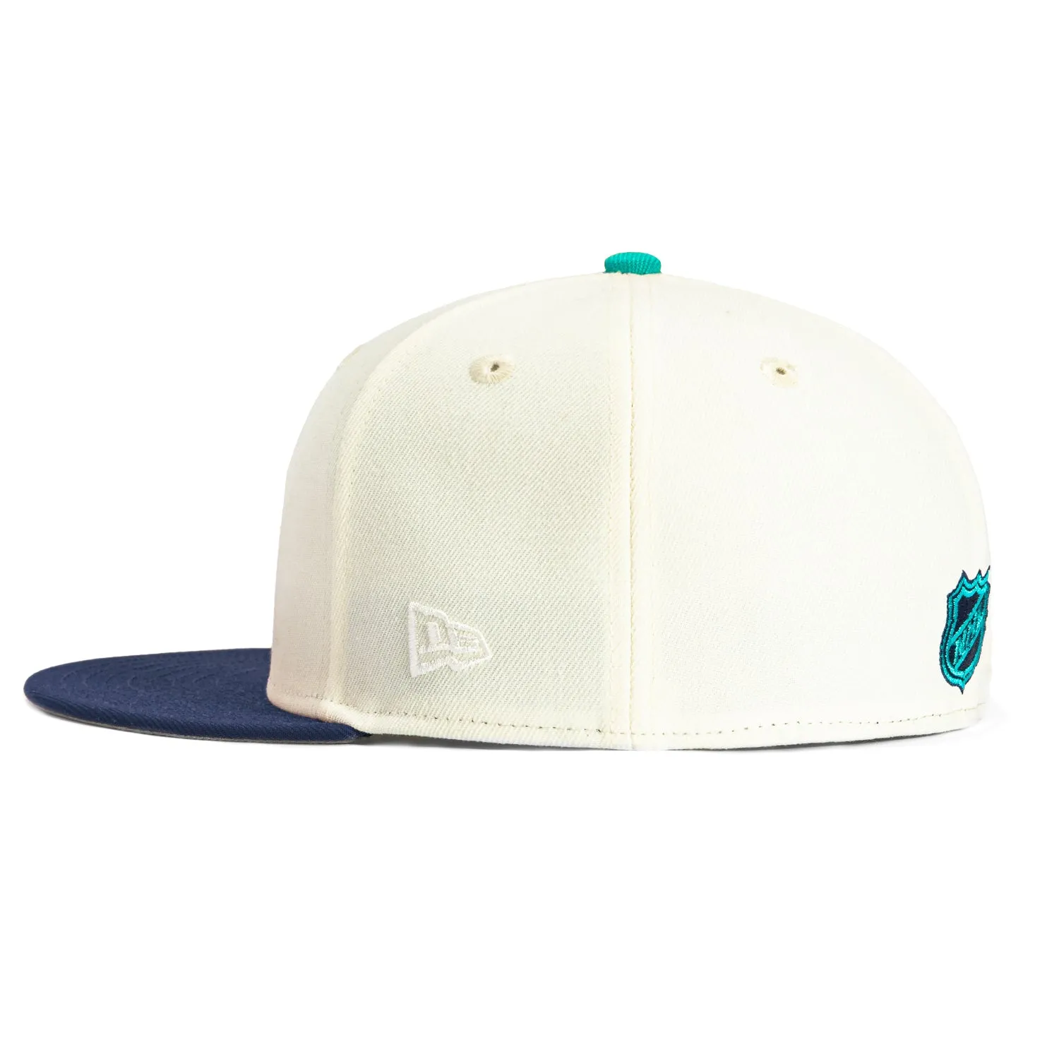 New Era 59Fifty White Dome New York Islanders Hat - White, Light Navy sold by Hat Club product image thumbnail 3