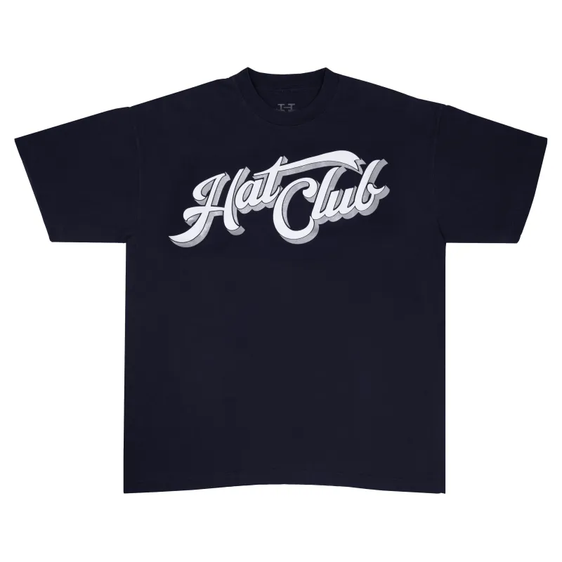 Hat Club 2025 Script Tee - Navy made by Hat Club