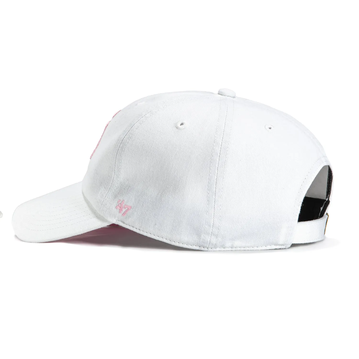 47 Brand Cleanup New York Yankees Adjustable Hat - White, Pink sold by Hat Club product image thumbnail 2