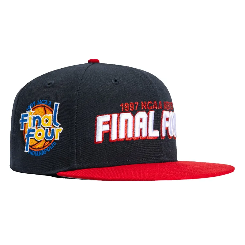 New Era 59Fifty Arizona Wildcats 1997 Final Four Patch Final Four Hat - Navy, Red made by New Era