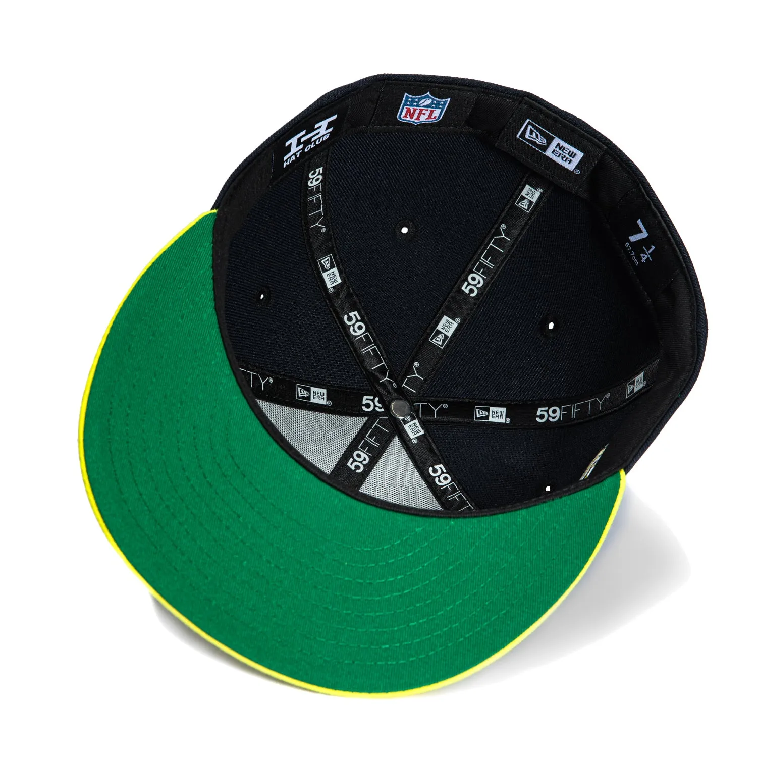 New Era 59Fifty Houston Texans 20th Anniversary Patch Hat - Navy, Yellow sold by Hat Club product image thumbnail 2