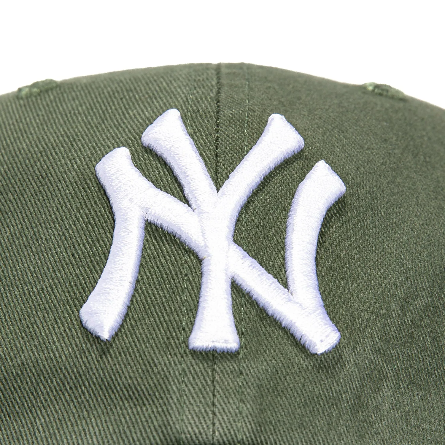 47 Brand New York Yankees Cleanup Adjustable Hat - Moss Green, White sold by Hat Club product image thumbnail 3