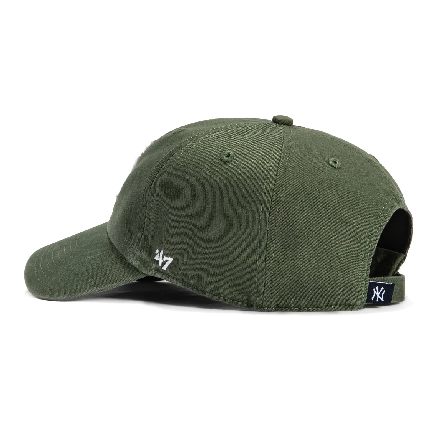 47 Brand New York Yankees Cleanup Adjustable Hat - Moss Green, White sold by Hat Club product image thumbnail 2