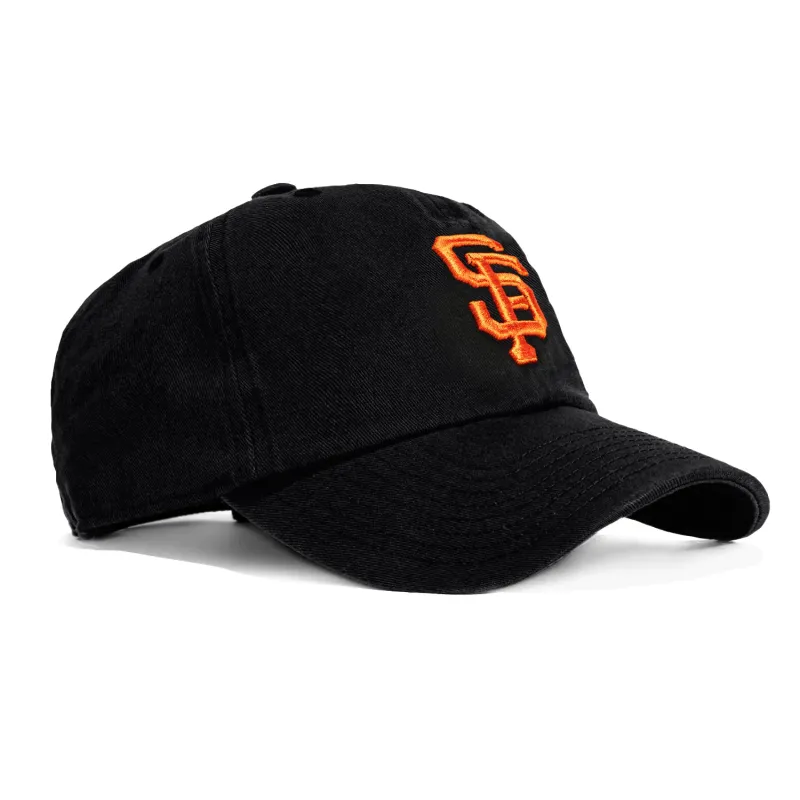 47 Brand San Francisco Giants Game Cleanup Adjustable Hat - Black, Orange made by 47