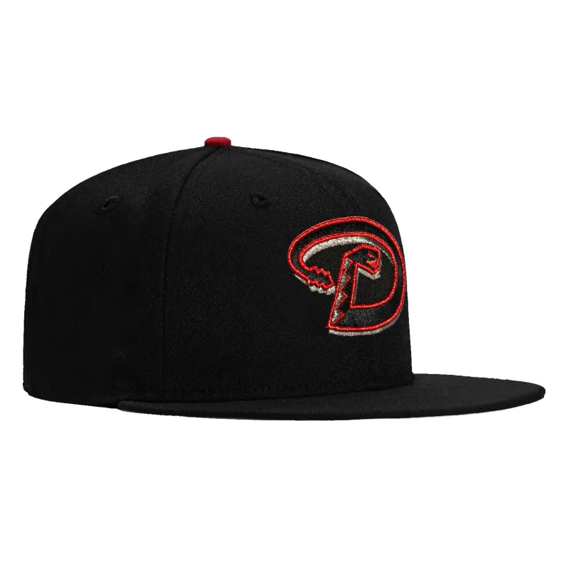 New Era 59Fifty Arizona Diamondbacks D Hat - Black, Red, Graphite sold by Hat Club