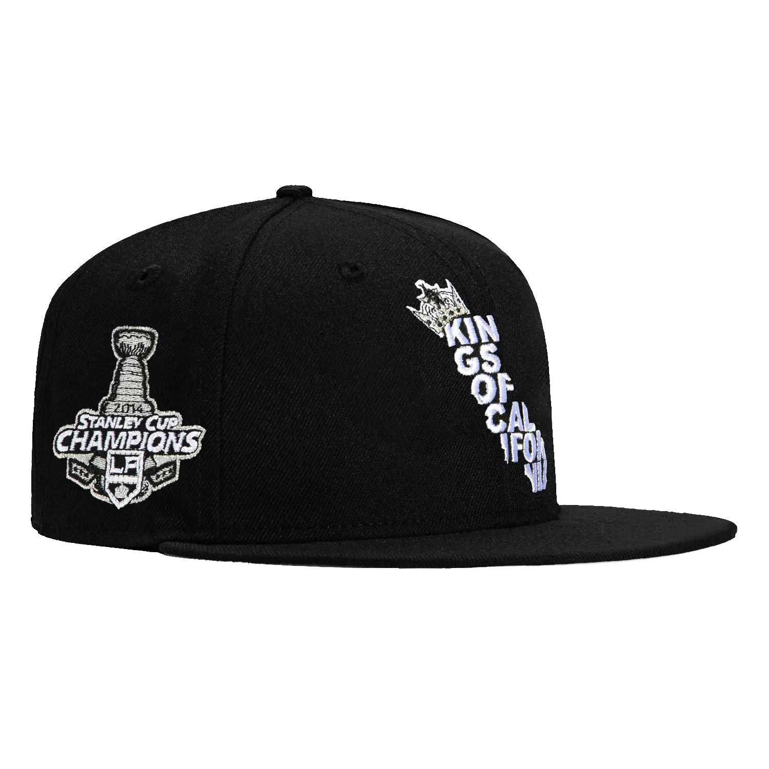 New Era 59Fifty Los Angeles Kings 2014 Stanley Cup Patch Kings of California Hat - Black sold by Hat Club