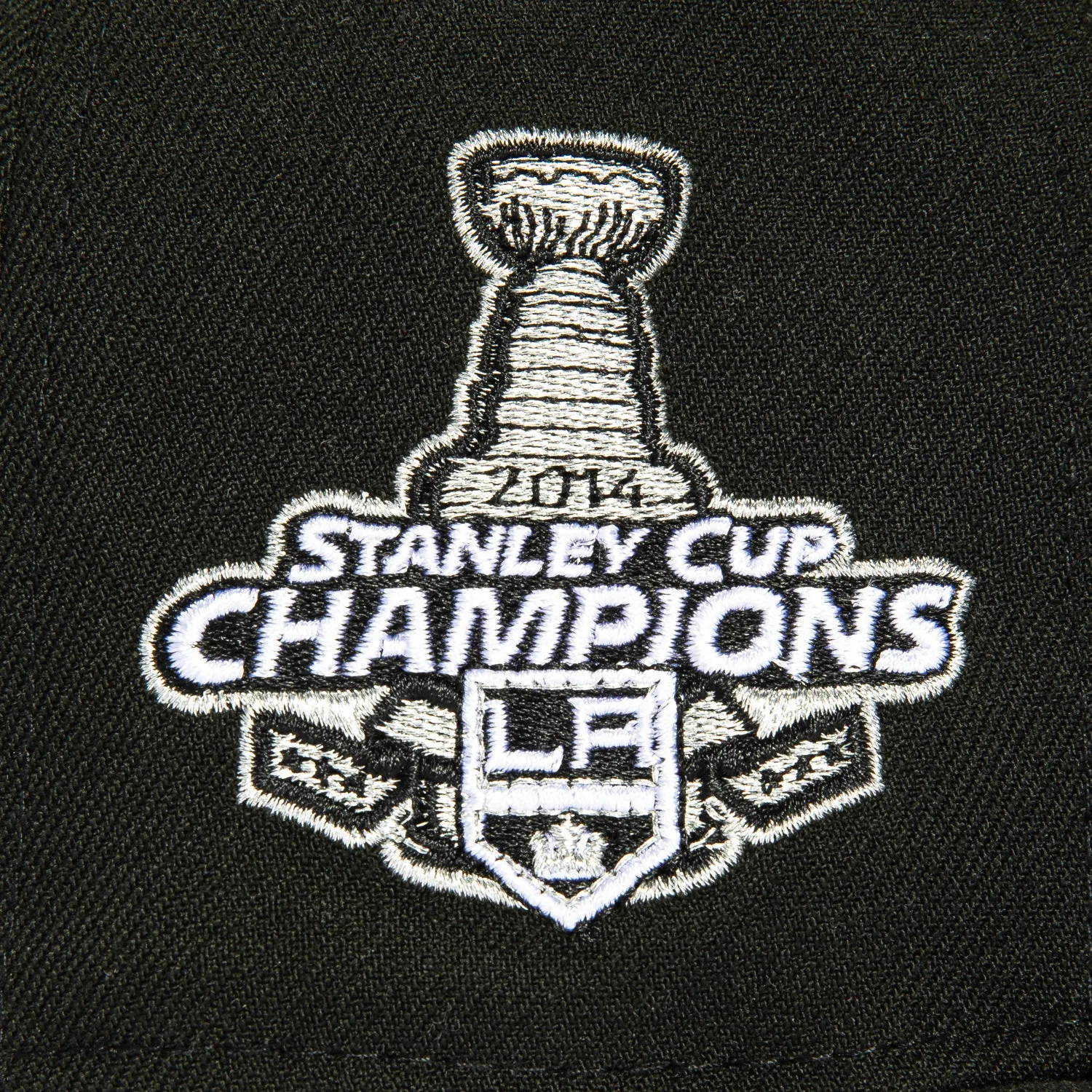 New Era 59Fifty Los Angeles Kings 2014 Stanley Cup Patch Kings of California Hat - Black sold by Hat Club product image thumbnail 5