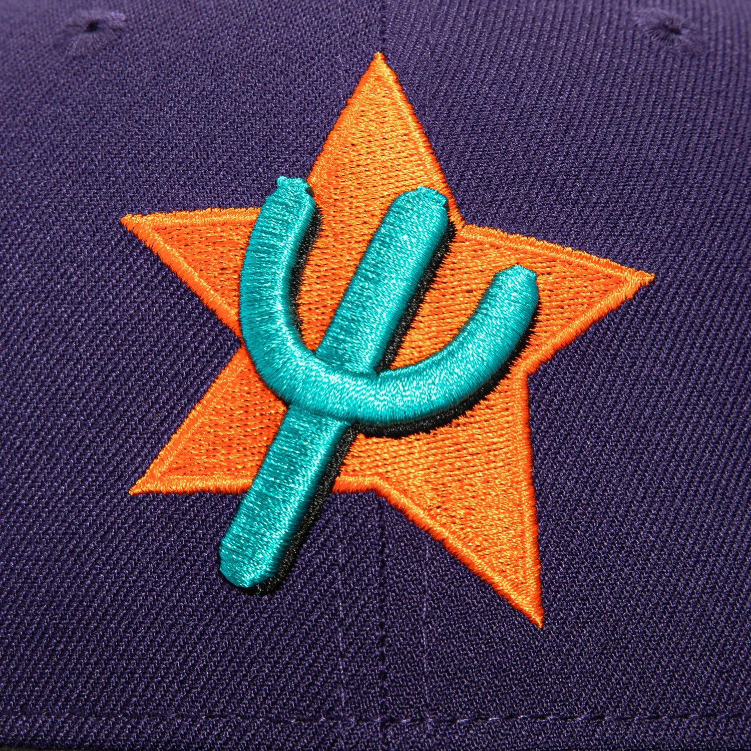New Era 59Fifty Phoenix Suns Logo Patch Alternate City Edition Hat - Purple, Black sold by Hat Club product image thumbnail 4