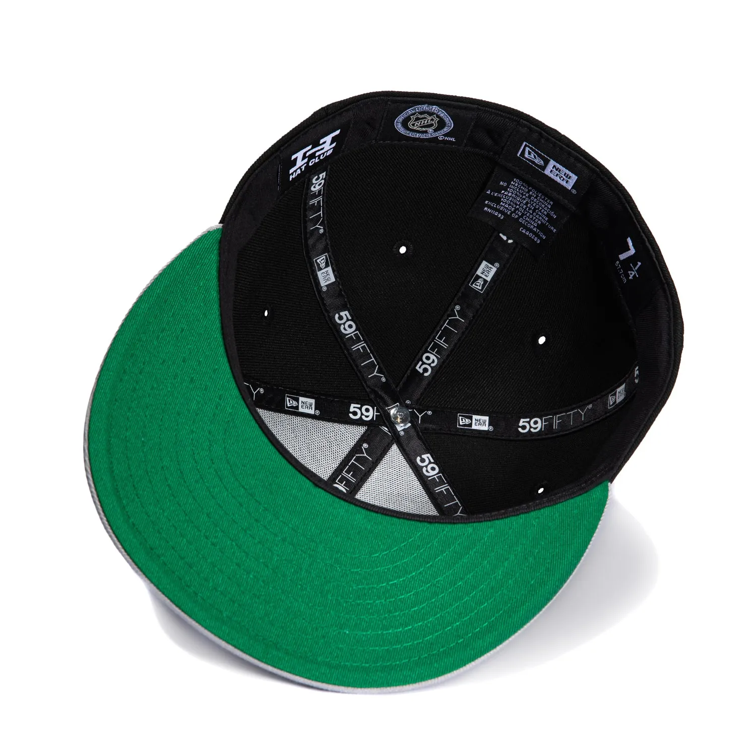 New Era 59Fifty Los Angeles Kings Logo Patch Script Hat - Black, Grey sold by Hat Club product image thumbnail 2