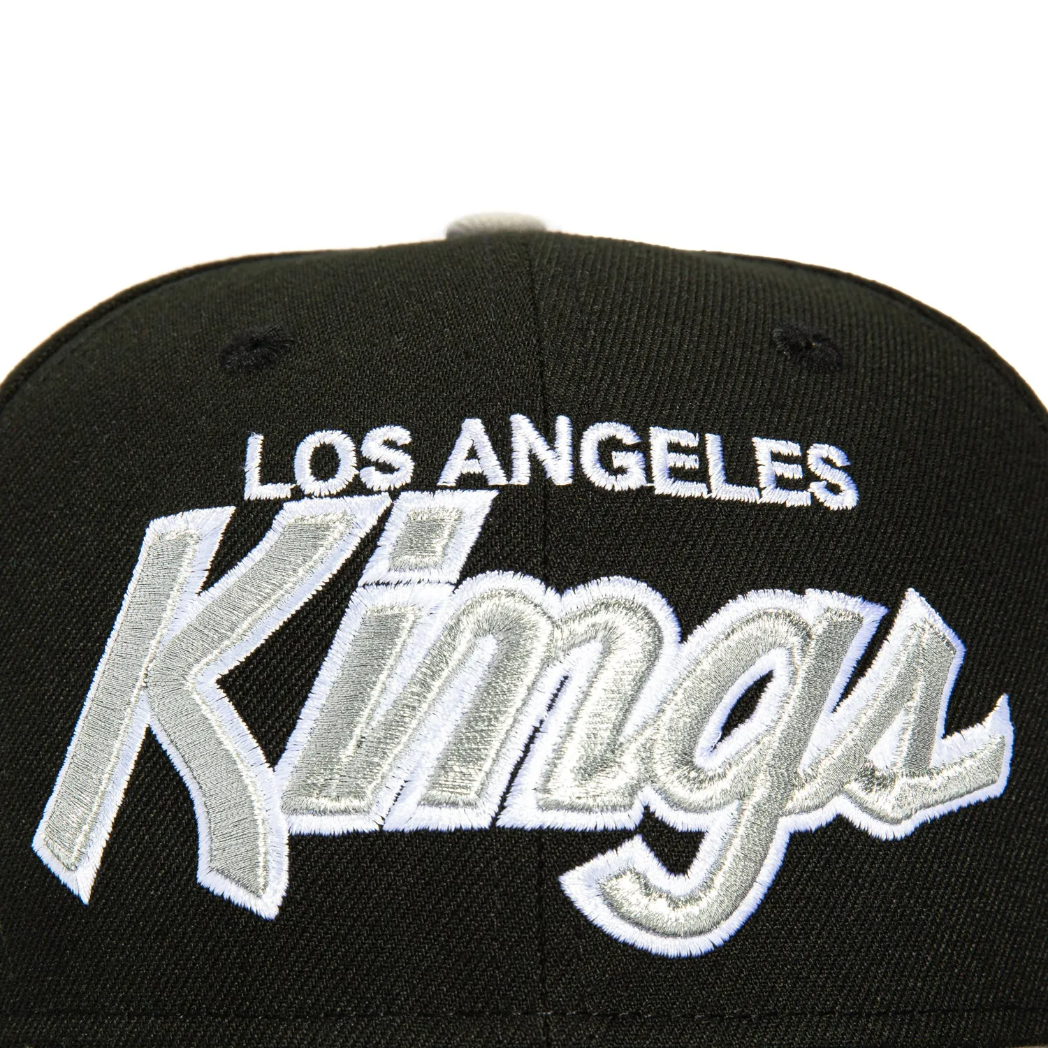 New Era 59Fifty Los Angeles Kings Logo Patch Script Hat - Black, Grey sold by Hat Club product image thumbnail 4