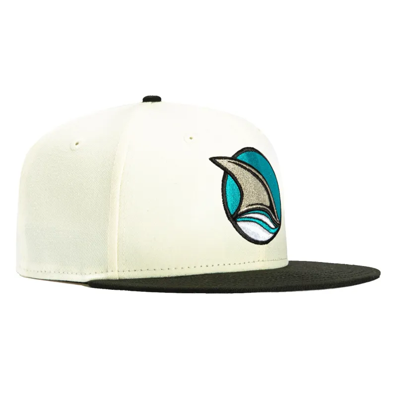 New Era 59Fifty San Jose Sharks Alternate Hat - White, Black sold by Hat Club