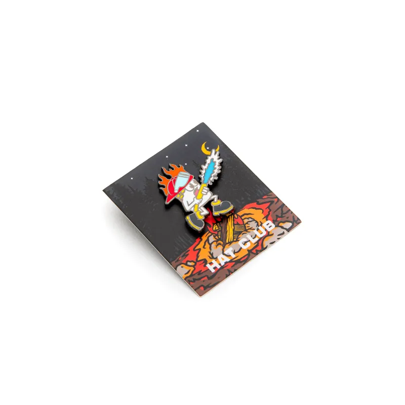 Hat Club Campfire 2.0 Firefighter Pin - Multi-Color made by Hat Club